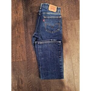 Levis 517 Jeans Men's 34x34 Boot Cut Blue Denim Dark Wash Classic Rodeo Cowboy